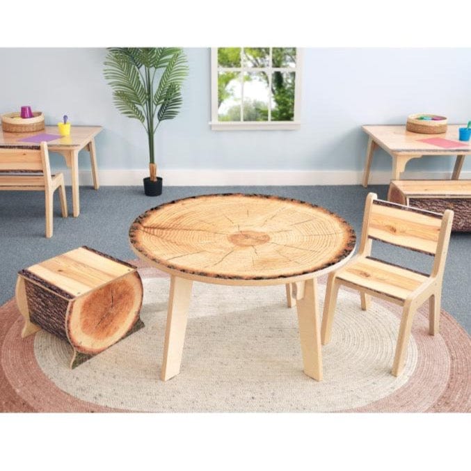 Nature View Live Edge Small Log Bench 12H