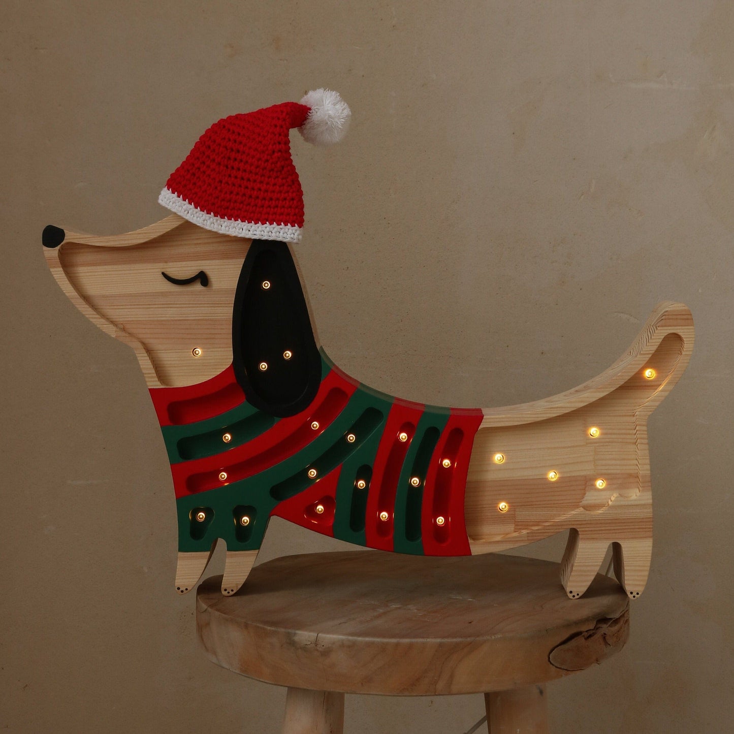 Little Lights Christmas Puppy Lamp ~ Limited Edition