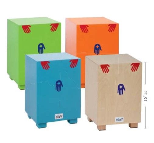 HABA Pro Children's 4-Piece Cajon Drum Stool Set