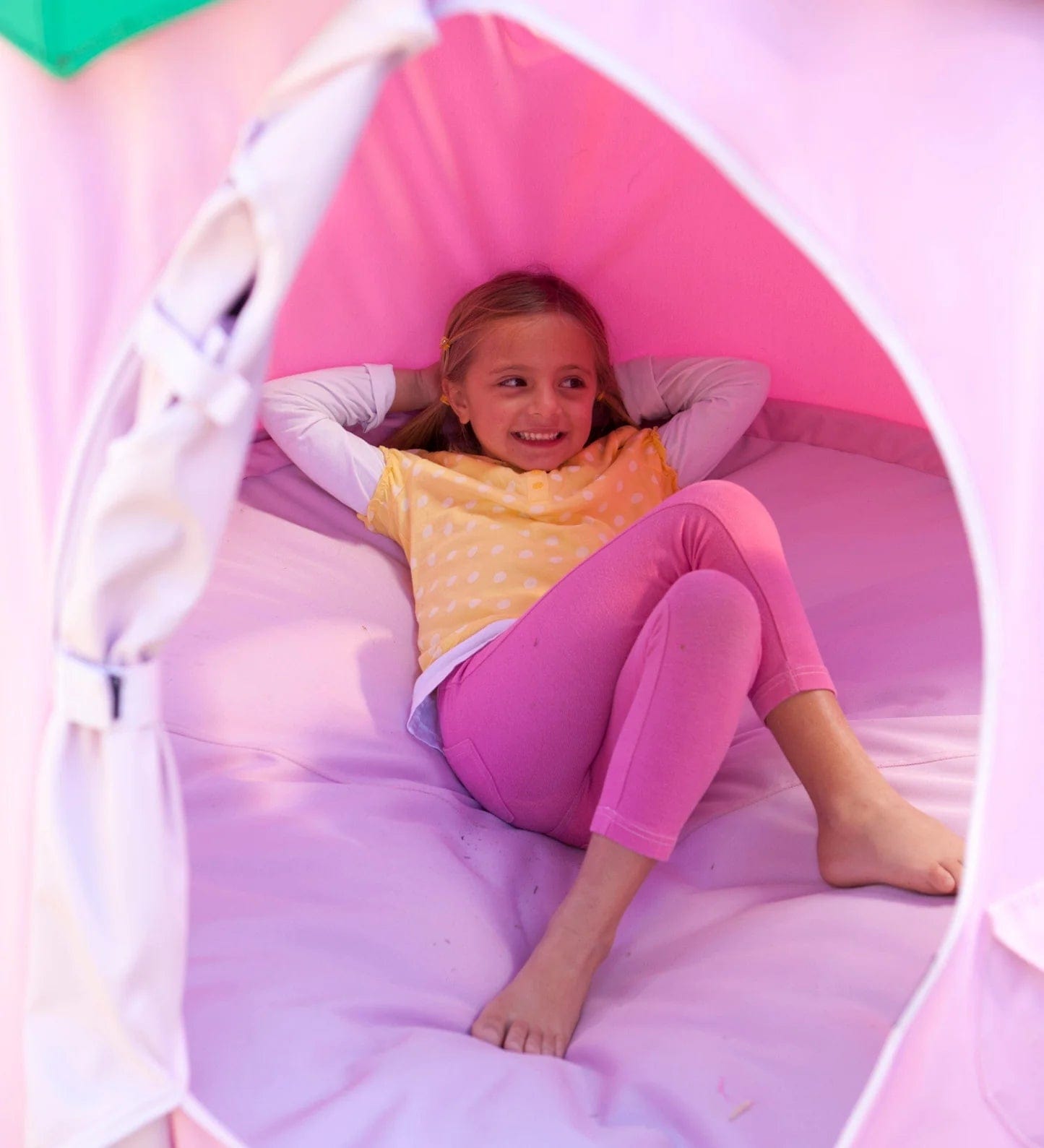 Hearthsong Cozy Posy HugglePod Hanging Tent with LED Flower Lights