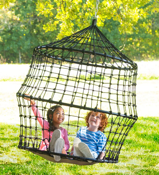 50-Inch Playful Rope HangOut Climber Swing