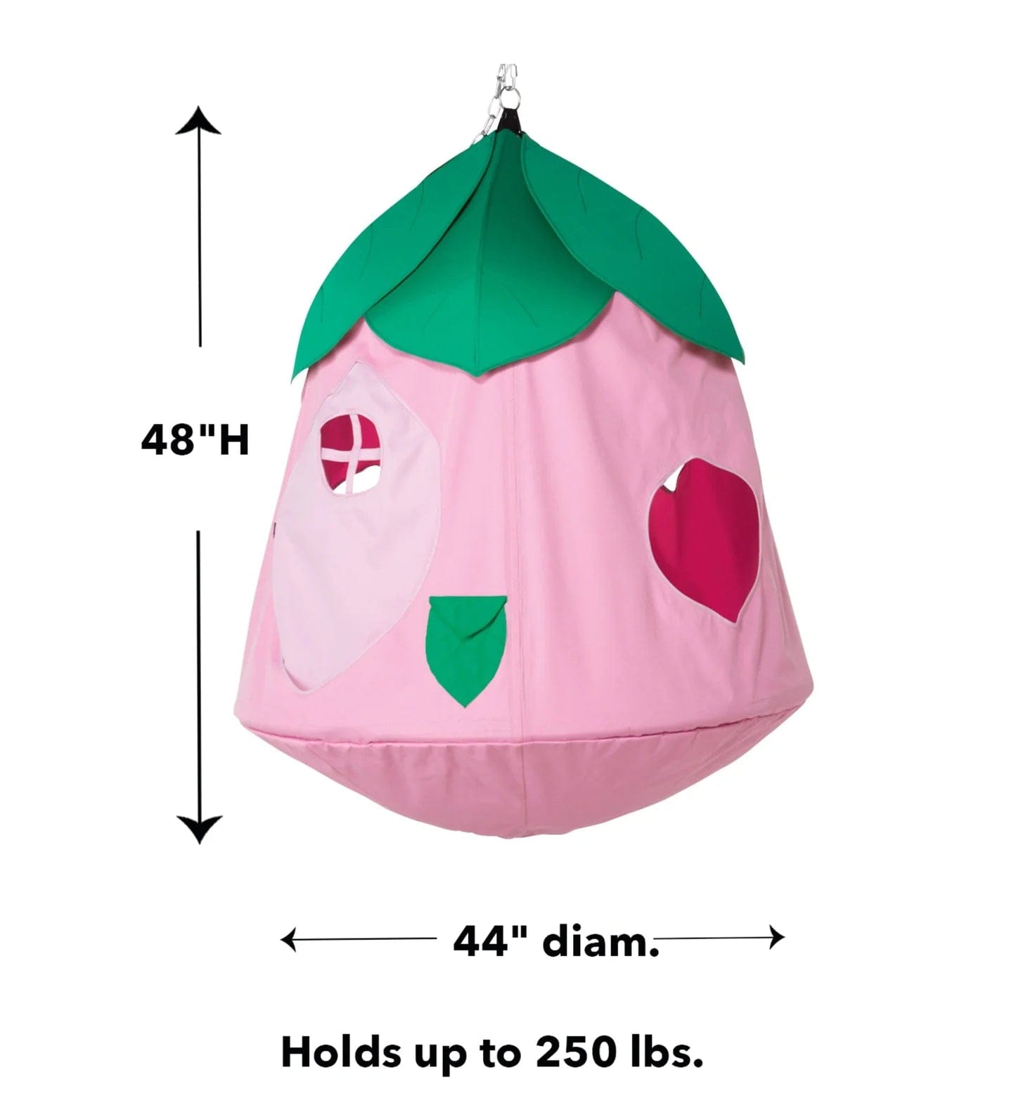 Hearthsong Cozy Posy Hanging Tent WITH Crescent Stand and lights