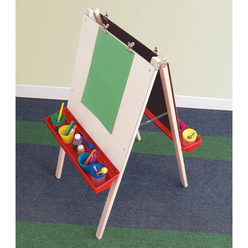 Adjustable Double Easel With Dry Erase Panels