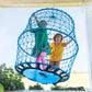 50-Inch Playful Rope HangOut Climber Swing