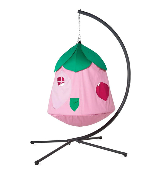 Hearthsong Cozy Posy Hanging Tent WITH Crescent Stand and lights