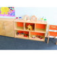 Whitney Playroom Shelf in Orange - 4 week lead time