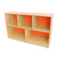 Whitney Playroom Shelf in Orange - 4 week lead time