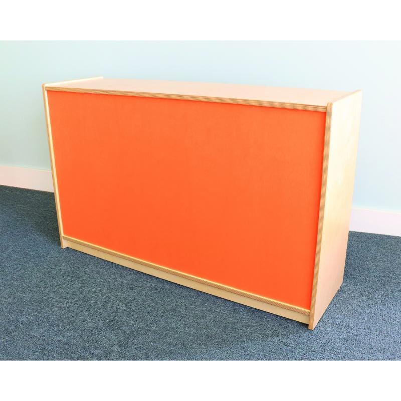 Whitney Playroom Shelf in Orange - 4 week lead time