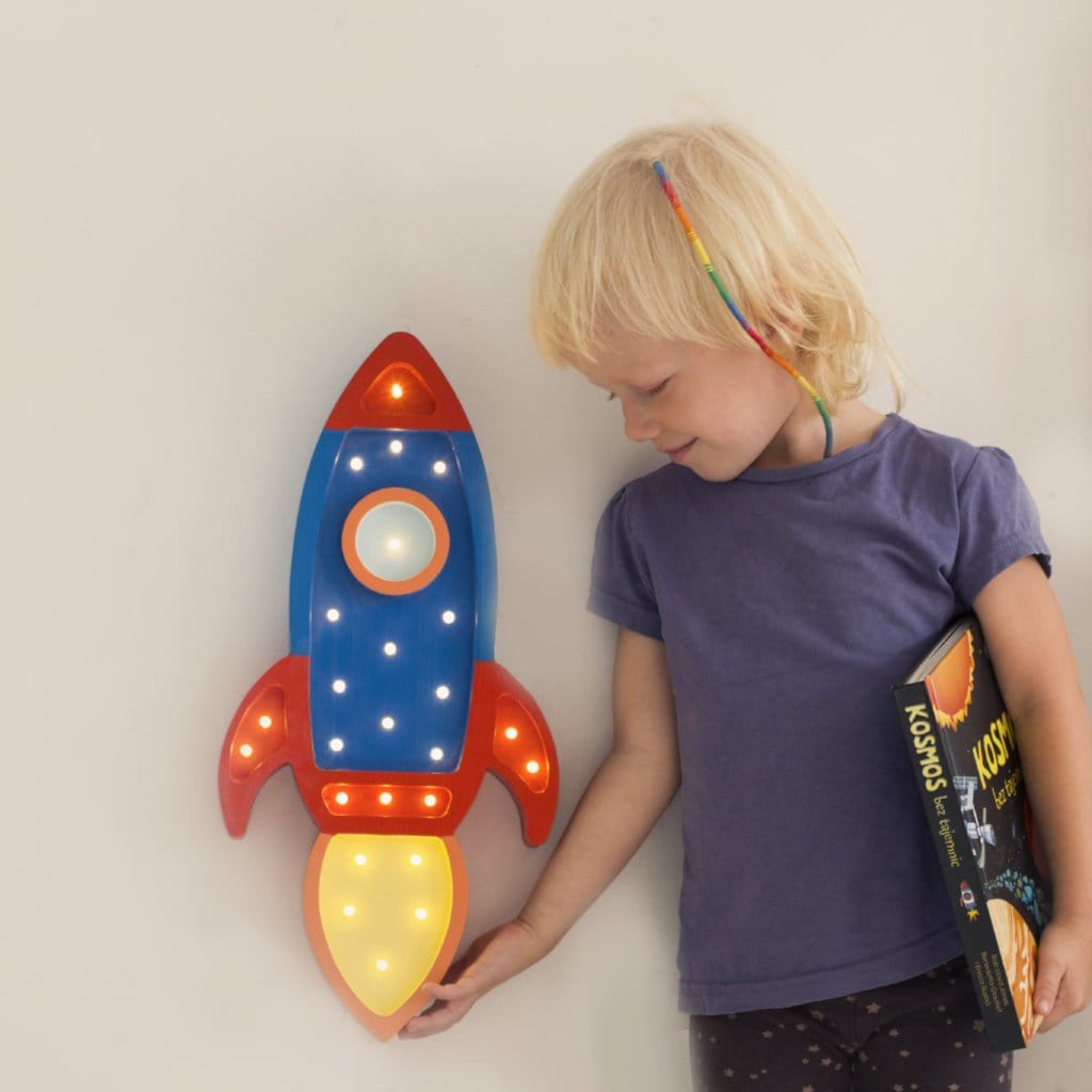 Little Lights Rocket Ship Lamp