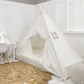 Domestic Objects Canopy Bed Tent in Cream Canvas with Doors