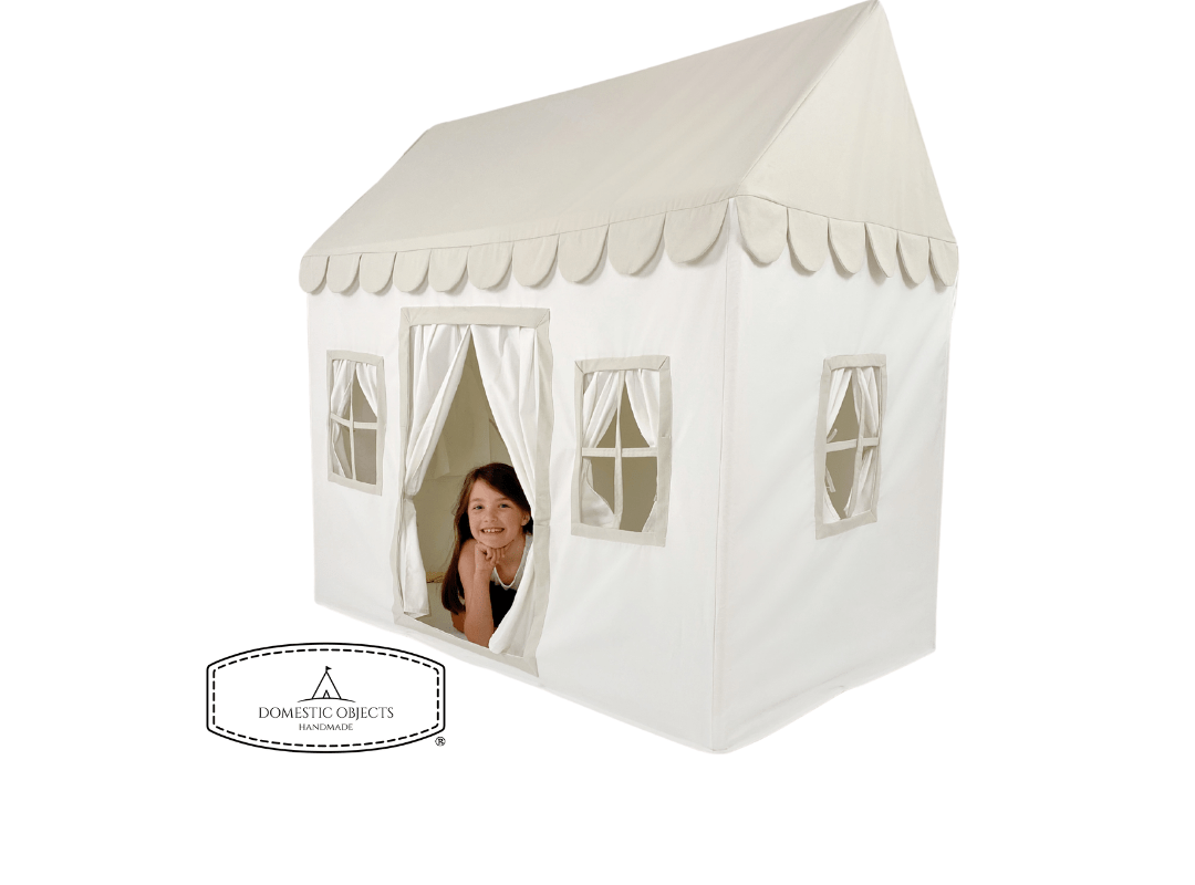 Domestic Objects Soft Cotton Canvas Playhouse - Comes with Travel Bag