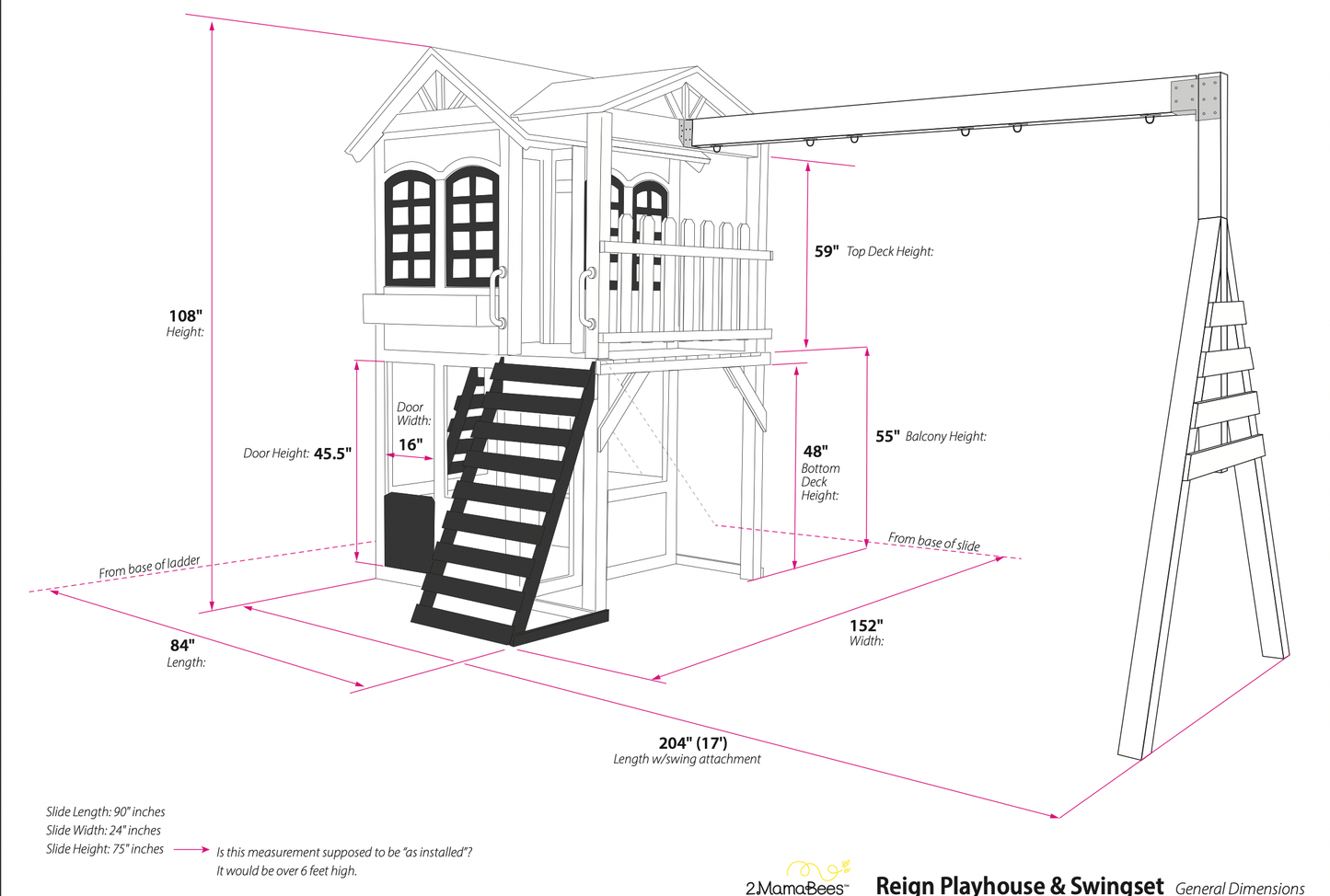 Reign Two Story Playhouse