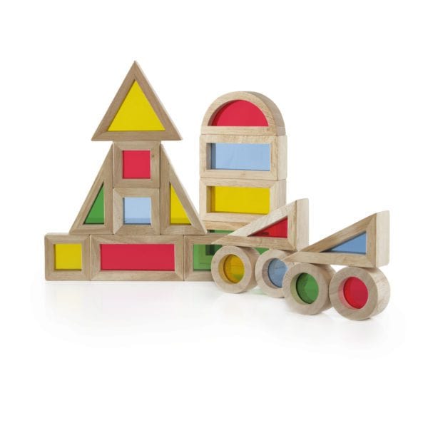 Jr. Rainbow Blocks 20 Piece Set