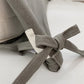 Canopy Bed Tent in Grey and White Stripe without Door