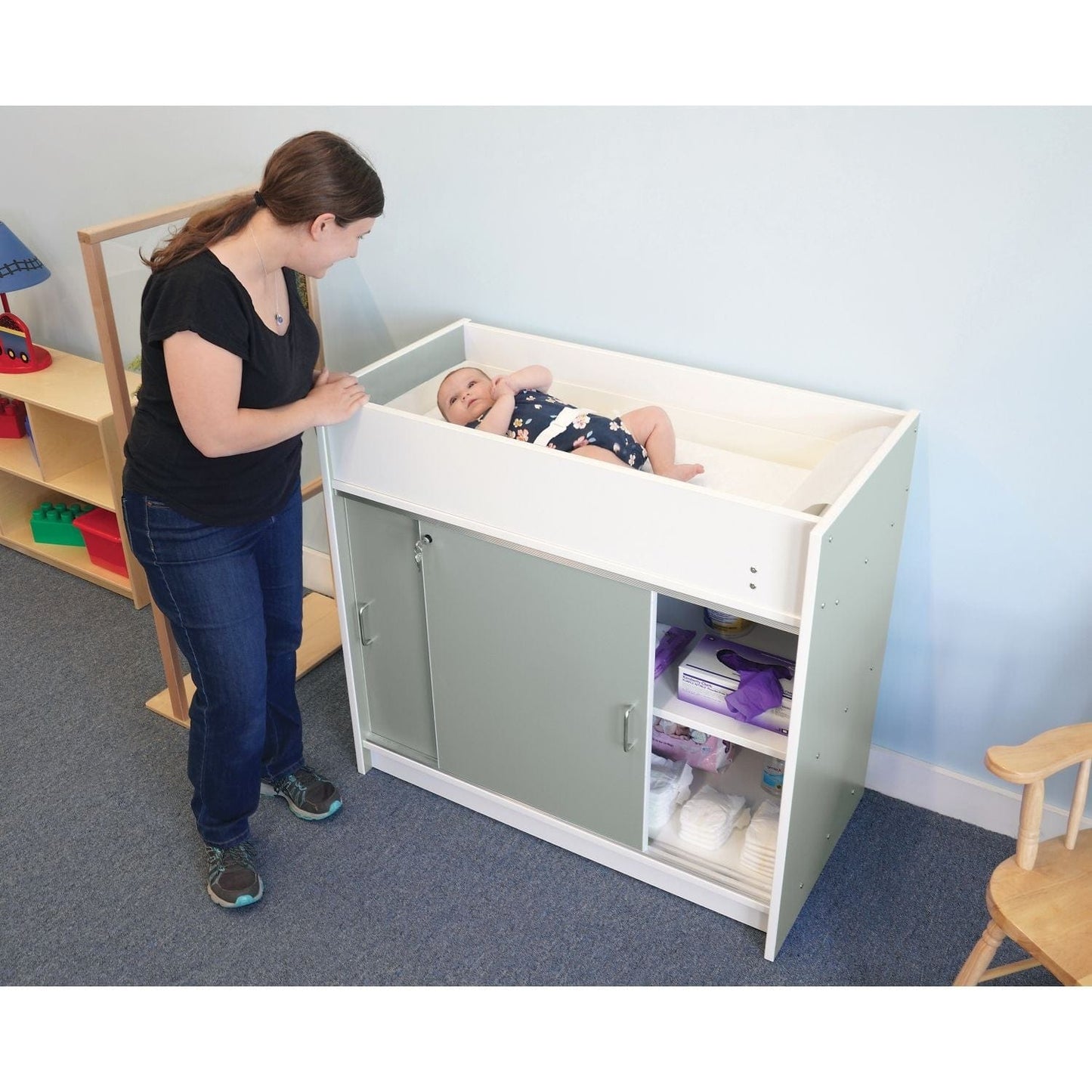 Harmony EZ Clean Infant Changing Cabinet