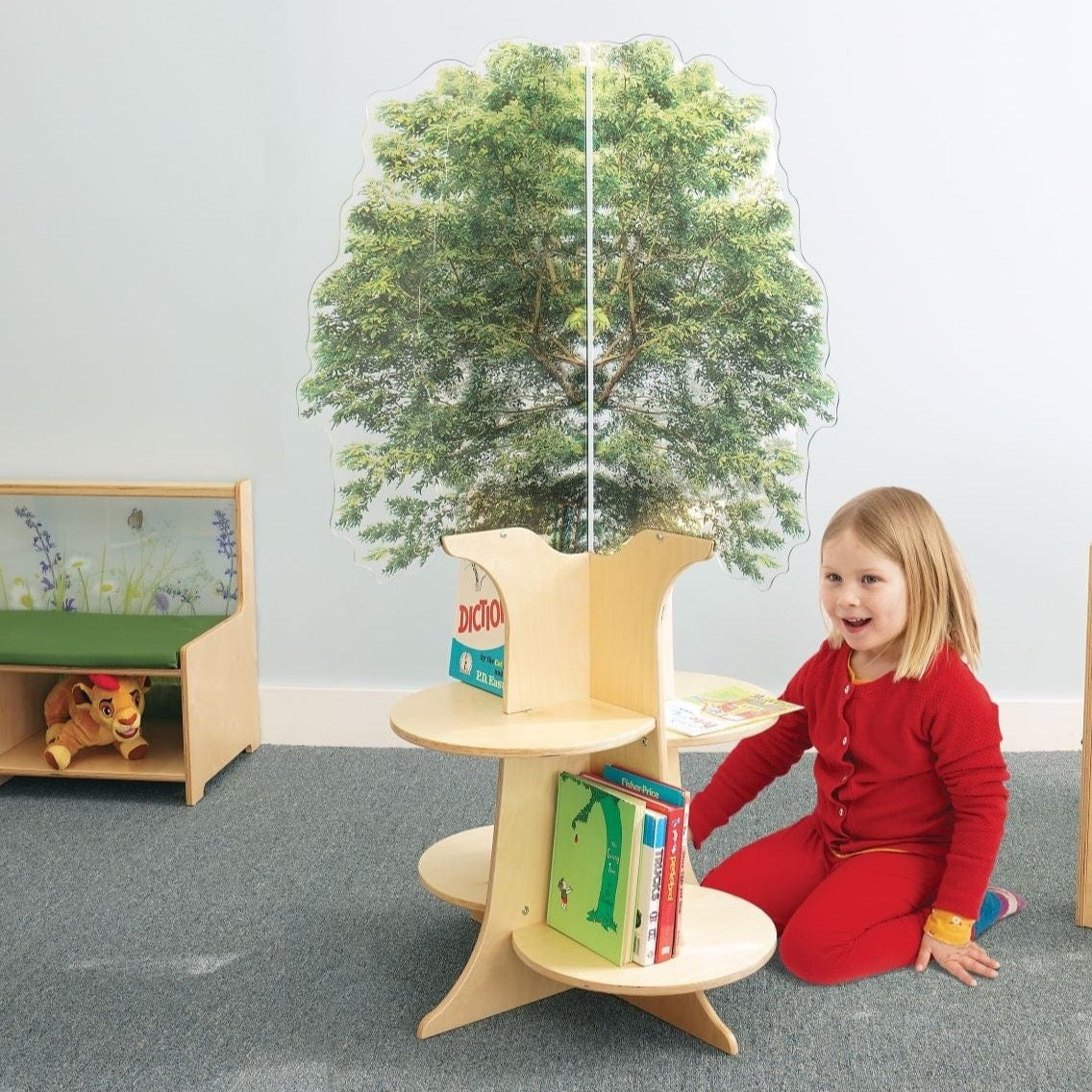 Nature View Tree Book Shelf