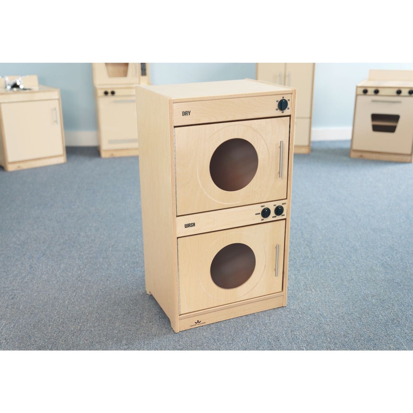 Contemporary Washer And Dryer: Natural