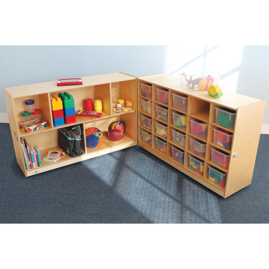 20 Tray Fold And Roll Storage Cabinet