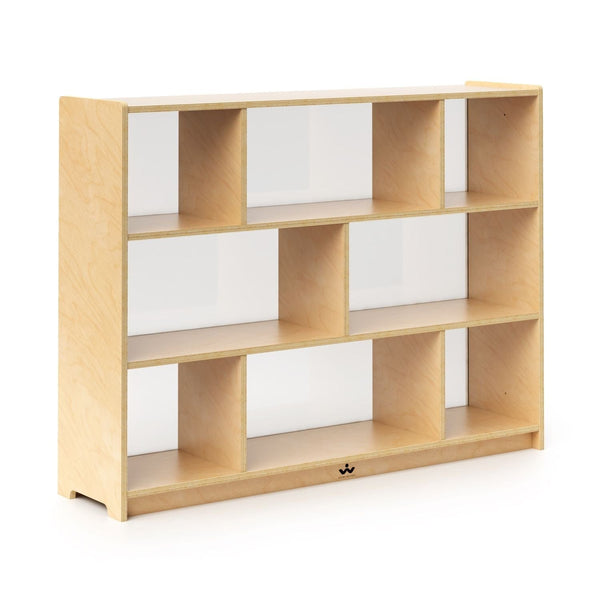 Acrylic Back Storage Cabinet 36H