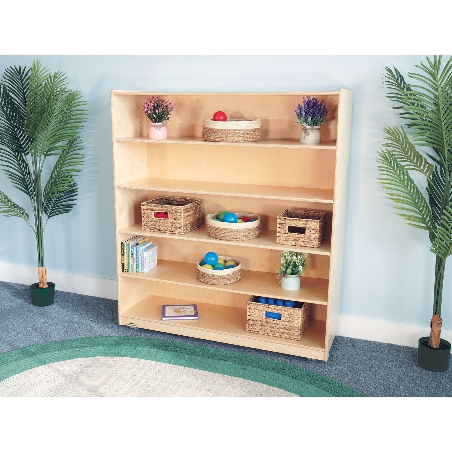 Mobile Shelf Cabinet 54H