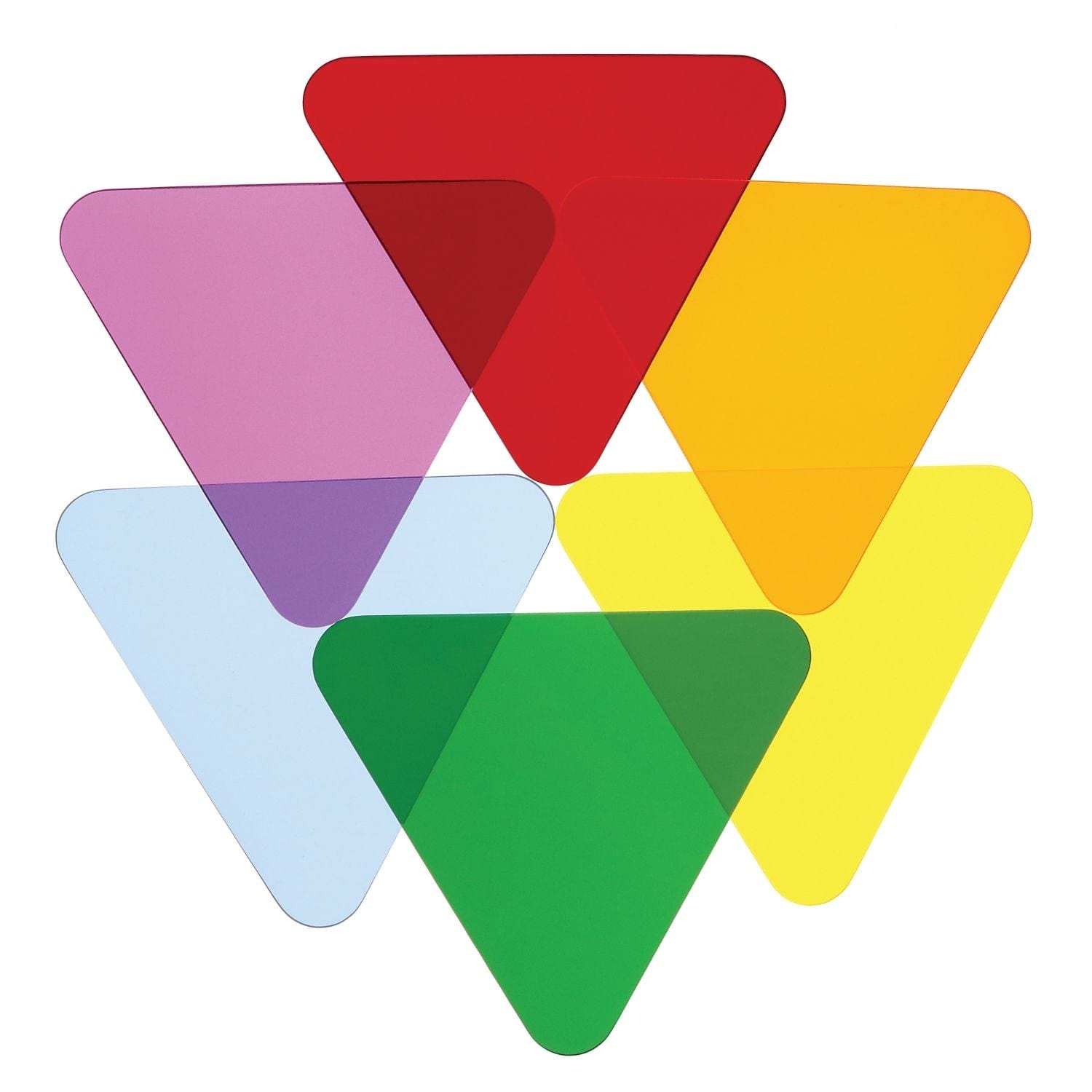 Color Wheel Triangles - Set Of Six – The Inspired Playhouse