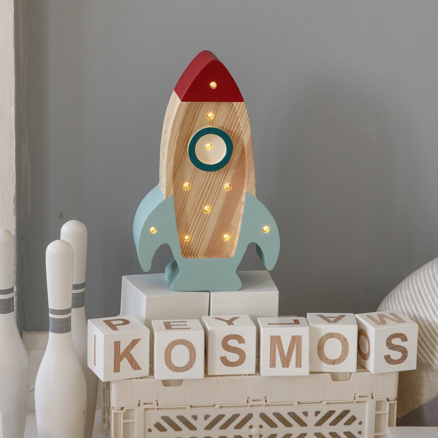 Little Lights Mini Rocket Ship Lamp