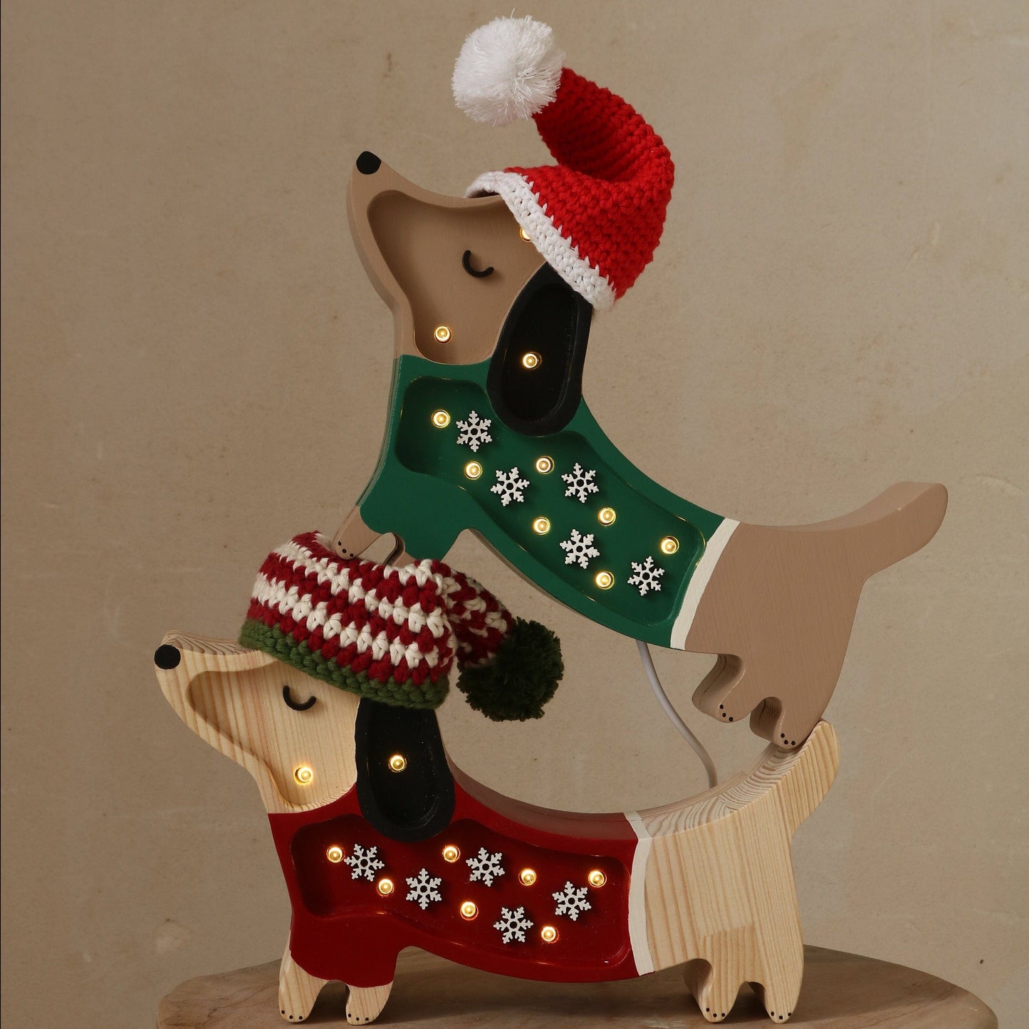 Little Lights Mini Christmas Puppy Lamp ~ Limited Edition