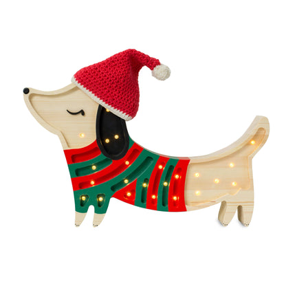 Little Lights Christmas Puppy Lamp ~ Limited Edition