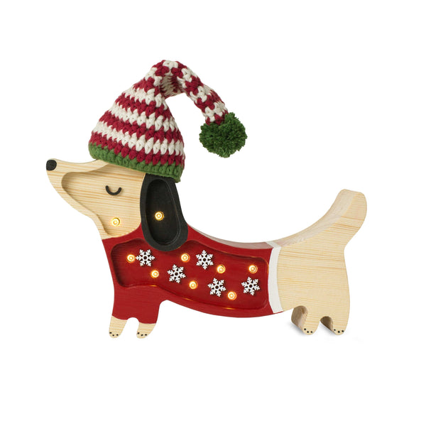 Little Lights Mini Christmas Puppy Lamp ~ Limited Edition